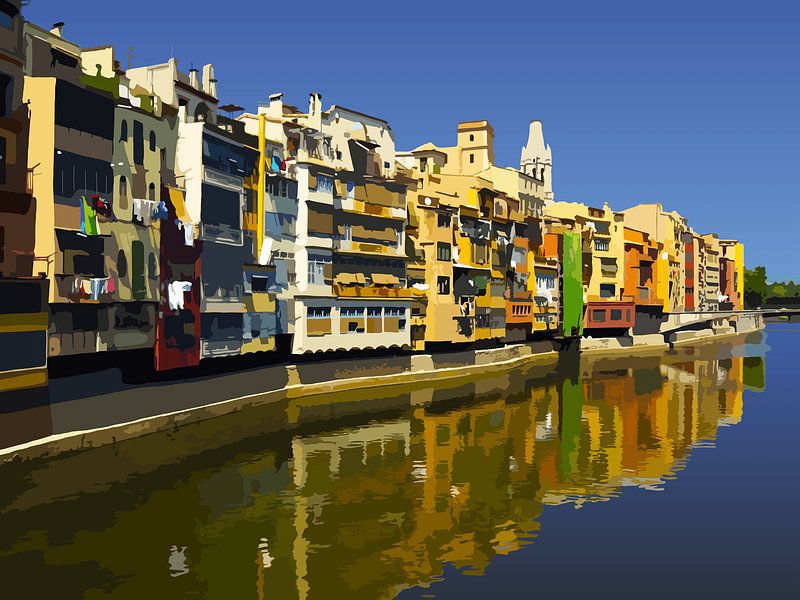 177. Monday laundry day in Girona by Domstad Rudie