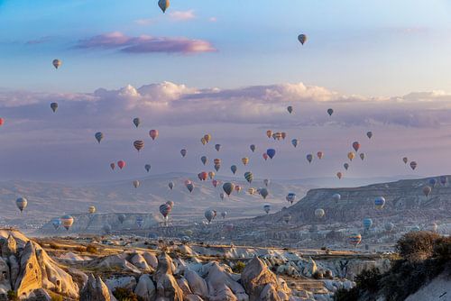 Hot air balloons in Cappadocia