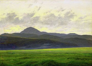 Caspar David Friedrich, paysage de montagne, Harz