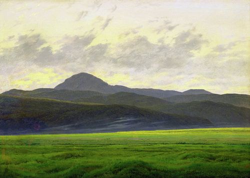 Caspar David Friedrich,Berglandschap, Harz
