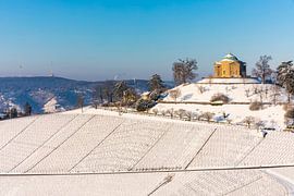 Grabkapelle in Stuttgart im Winter von Werner Dieterich