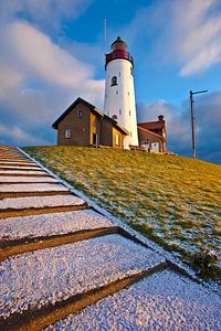 Leuchtturm Urk von Peter Bolman