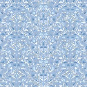 Blumenparadies LIGHT blue - modern zeitlos von Studio Hinte