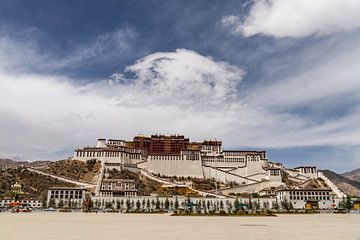 Potala paleis in Lhasa, Tibet van Erwin Blekkenhorst