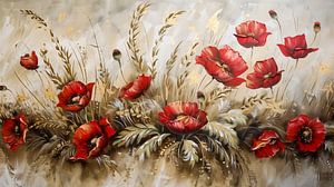 Mohnblumen im Kornfeld