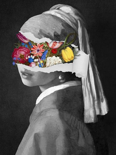 Meisje met de Parel - Torn Art Edition