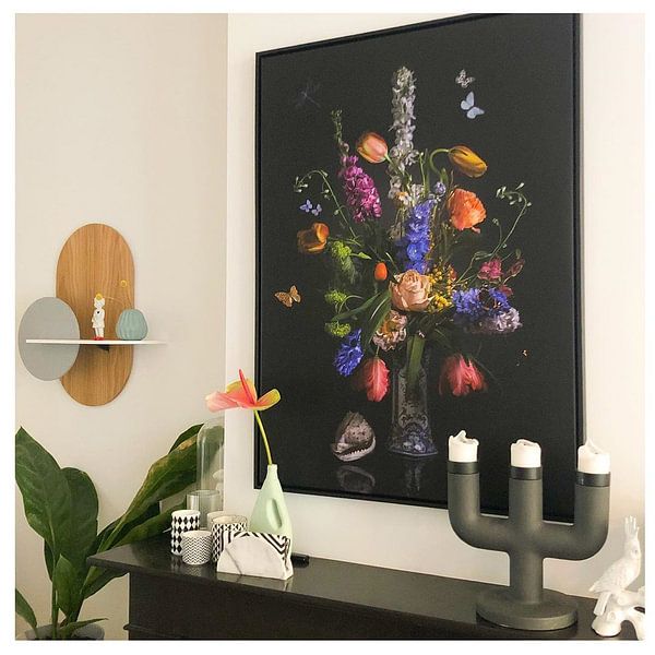 Customer photo: Dutch Love by Fine Art Flower - Artist Sander van Laar, on canvas
