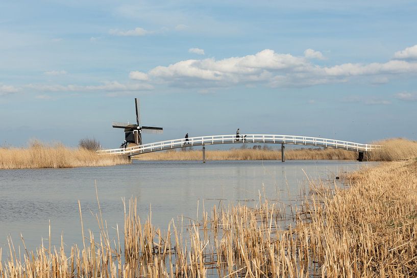 White bridge by Hans Goudriaan