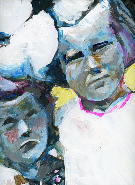 The Sisters 1939 Painting by Monki's foto shop
