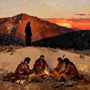 Where the Ancestors Watch by Johannas Art Creations