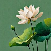 Heilge Lotus -3 Japandi / Wabi Sabi