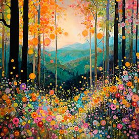 Fleurs de la forêt F sur Mateusz Ślemp