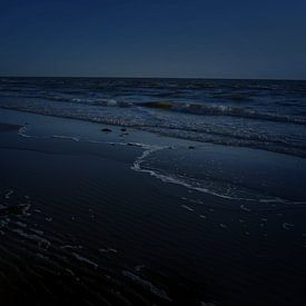 Strand von Zandvoort nach Sonnenuntergang von Jan van de Laar