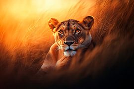 Majestic lioness by Poster Art Shop