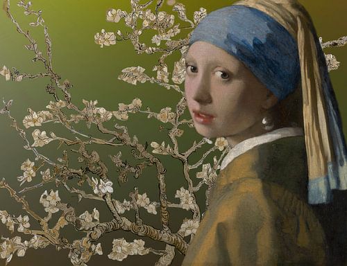 Meisje met de parel -Amandelbloesem