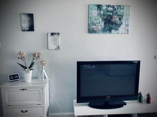 Klantfoto: Angie green van Atelier Paint-Ing, op canvas