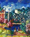 Konrad Mägi - Italian Landscape (between 1922 and 1923) by Peter Balan thumbnail
