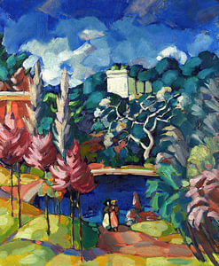 Konrad Mägi - Italienische Landschaft (zwischen 1922 und 1923)
