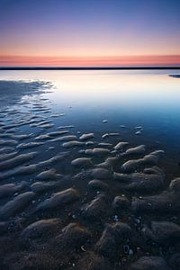 Plage et crépuscule sur Martijn van der Nat