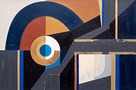 Geometric Abstract Composition by Markus Gann