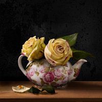 Des roses jaunes majestueuses