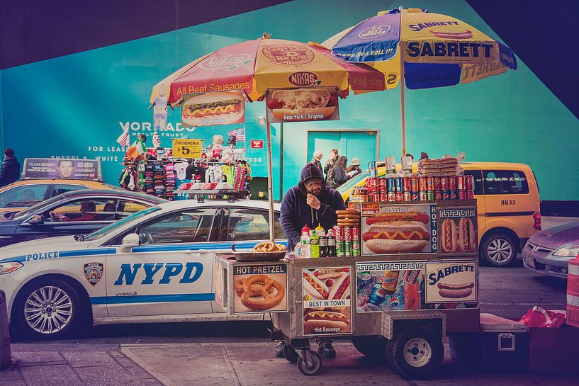 Hot Dog stand New York van VanEis Fotografie