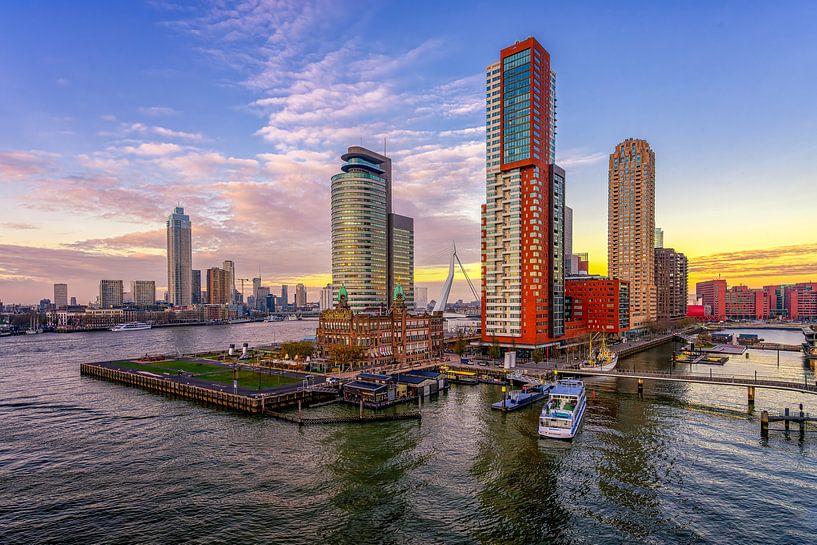 Most beautiful view of Rotterdam by Leon Okkenburg
