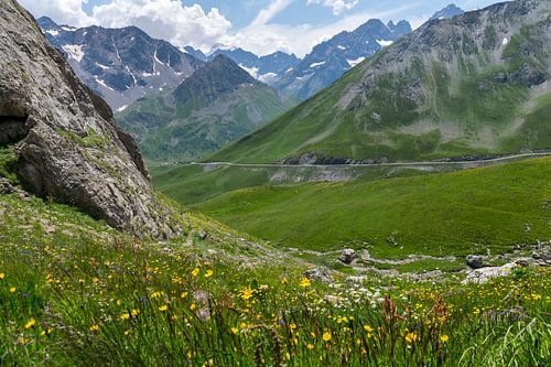 uitzicht op de bergen in Frankrijk