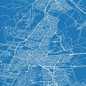 Blueprint | Map | Haarlem (North Holland) by MyCityPoster
