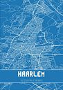 Blueprint | Map | Haarlem (North Holland) by MyCityPoster thumbnail