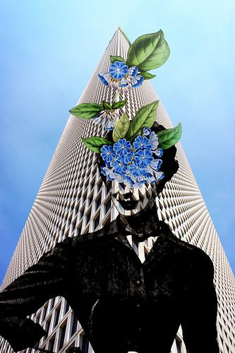 She has a wonderful trick where flowers bloom right in front of your eyes