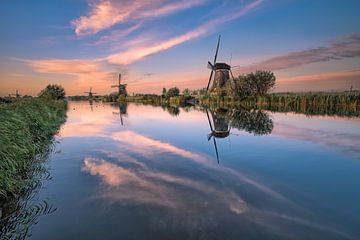 Kinderdijk seine berühmten Windmühlen