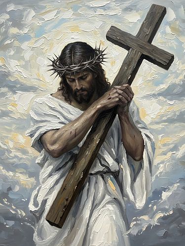 Jesus Christ carrying the cross