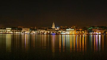 Night Bay and Skyline of Split - Magical Croatia