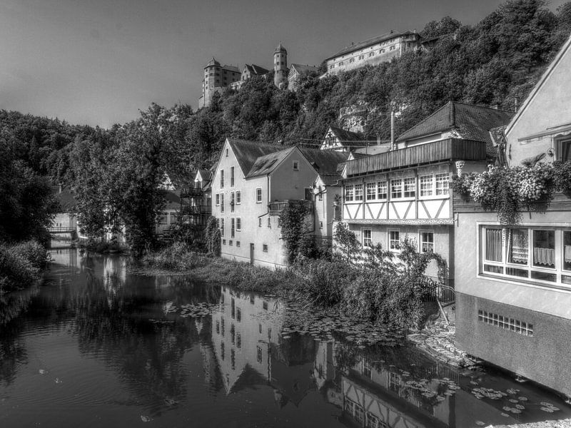 Blick zur Harburg by Marc J. Jordan