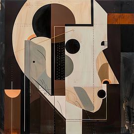 Geometric abstract shapes by Poster Art Shop