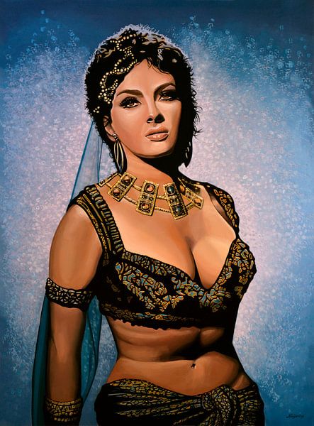 Gina Lollobrigida Painting von Paul Meijering