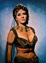 Gina Lollobrigida Painting von Paul Meijering Miniaturansicht