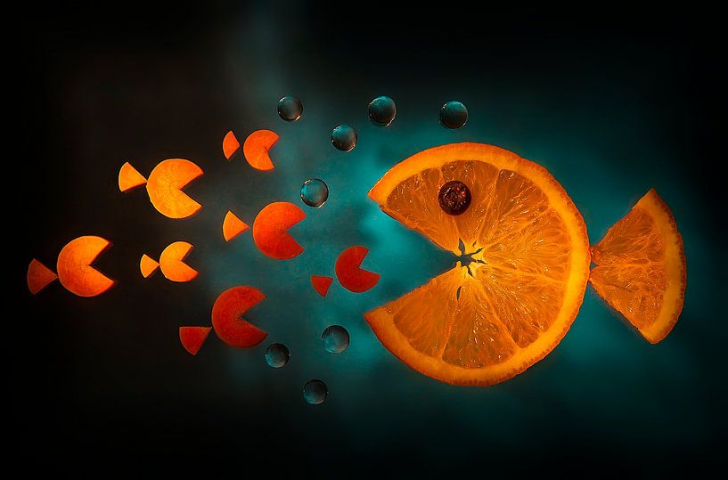 Orange fish by Aida Ianeva