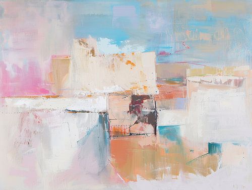 Abstract minimalist painting