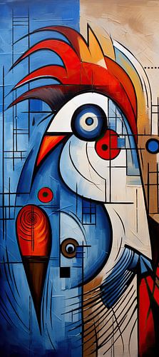 Eule | Vogel: Eule Modern von Blickfänger Gemälde