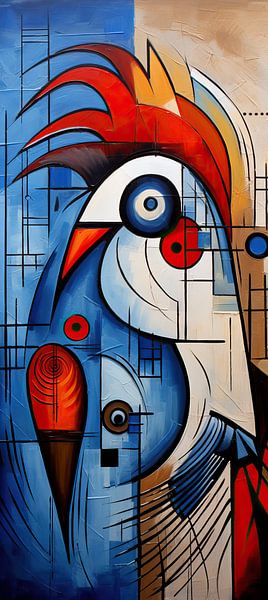 Hibou | Oiseau : Hibou moderne par Peintures accrocheuses