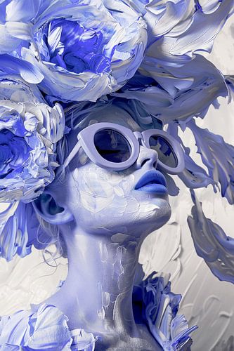 Vision en bleu de Delft