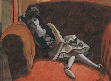 Léon Spilliaert - Puppe im Sitzen (1933) von Peter Balan