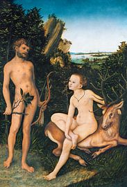 Lucas Cranach the Elder – Apollo and Diana (1530)