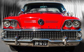 Rode Buick 1958 Nr. 1