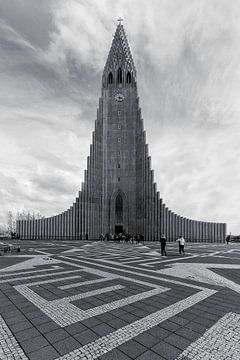 Hallgrímskirkja Reykjavik IJsland van Patrick Lohmüller