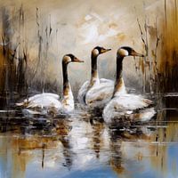 Zwanen Schilderij