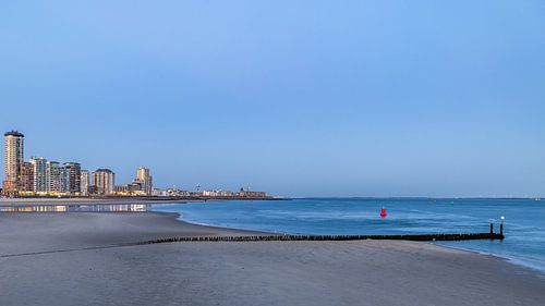 Boulevard Vlissingen bei Nacht