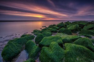 Zonsondergang Watering Katwijk sur Dick van Duijn